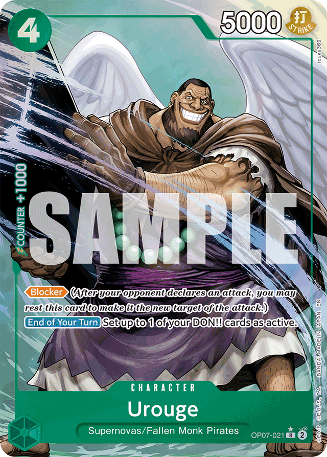 Urouge - OP07-021 - Rare (Alternate Art) - 500 Years In The Future