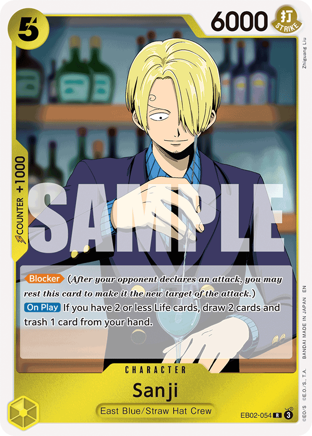 Sanji - EB02-054 - Rare - Anime 25th Collection