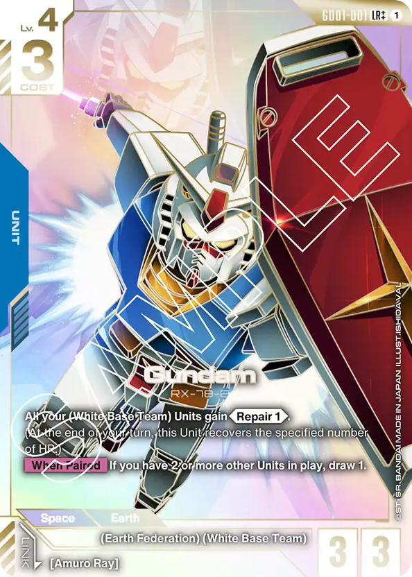Gundam - GD01-001 - Legend Rare (Special Alternate Art) - Newtype Rising