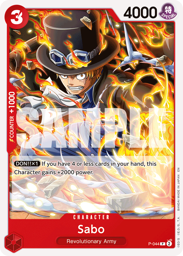Sabo - P-044 - Promo (Reprint) - Promos