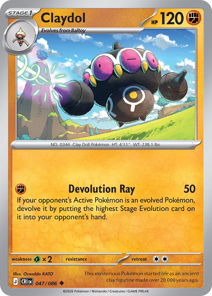 Claydol - 47/86 - Chaos Rising