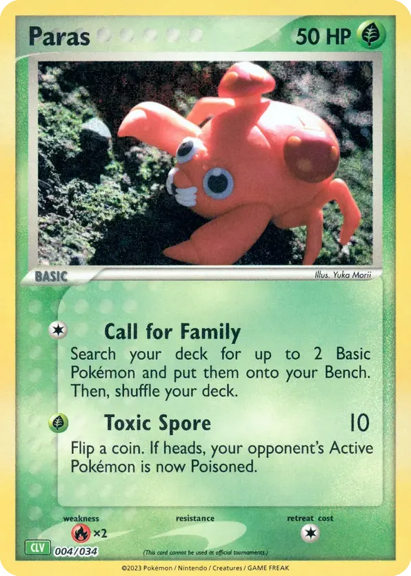 Paras - 04/34 - Pokémon TCG Classic - Venusaur