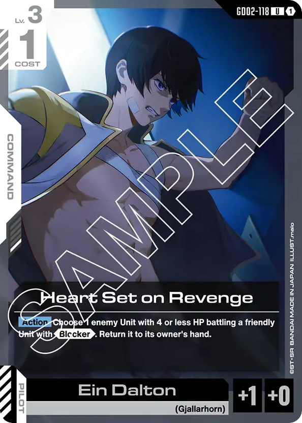 Heart Set on Revenge - GD02-118 - Uncommon - Dual Impact