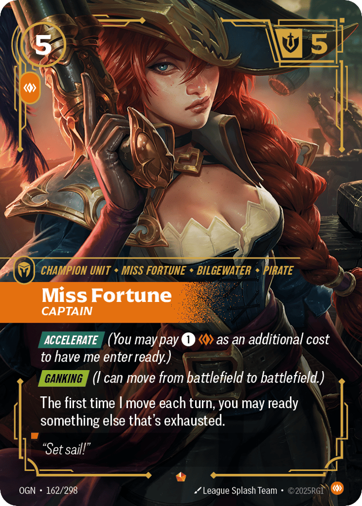 Miss Fortune, Captain - 162/298 - Epic - Origins