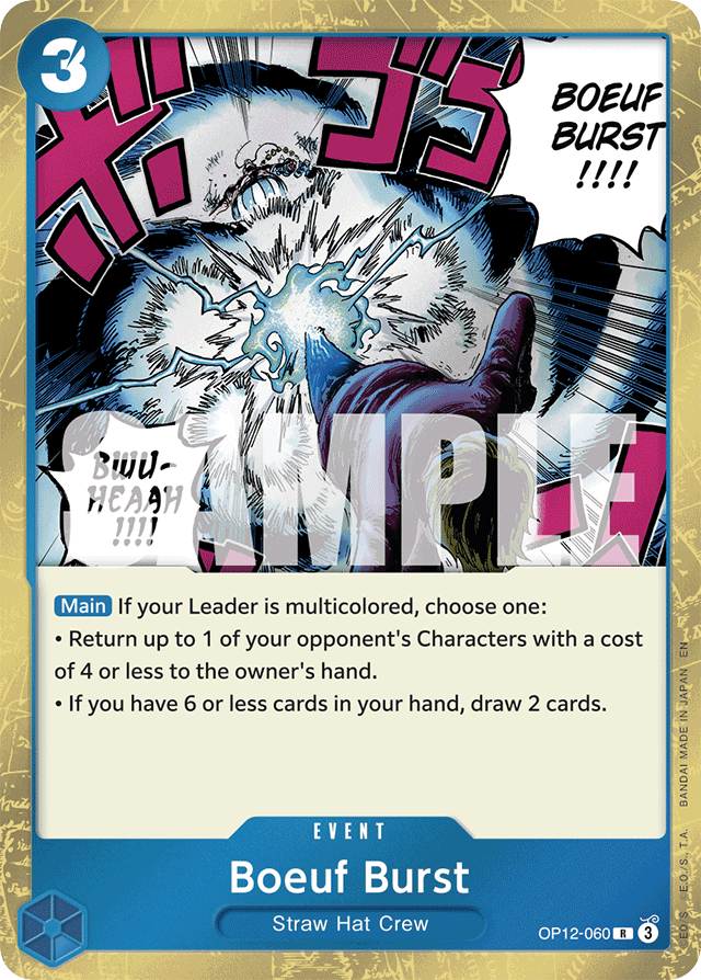 Boeuf Burst - OP12-060 - Rare - Legacy of the Master