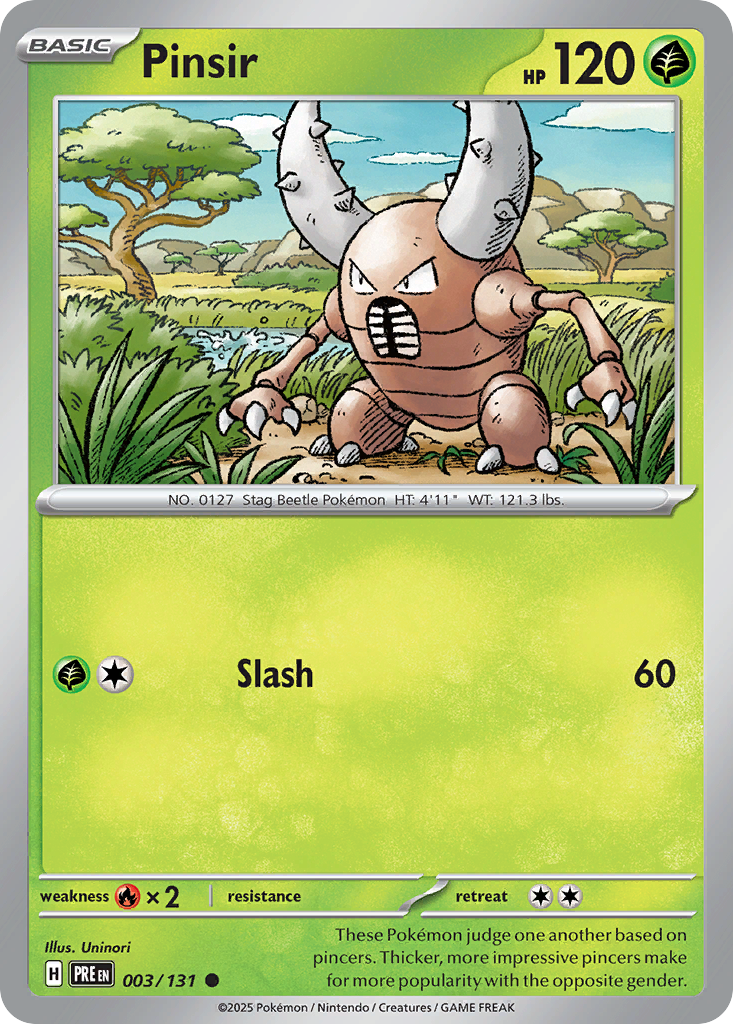 Pinsir - 003/131 - Prismatic Evolutions