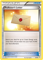 Professor's Letter - 24/30 - XY Trainer Kit Noivern