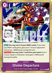 Divine Departure - OP13-076 - Rare - Carrying On His Will