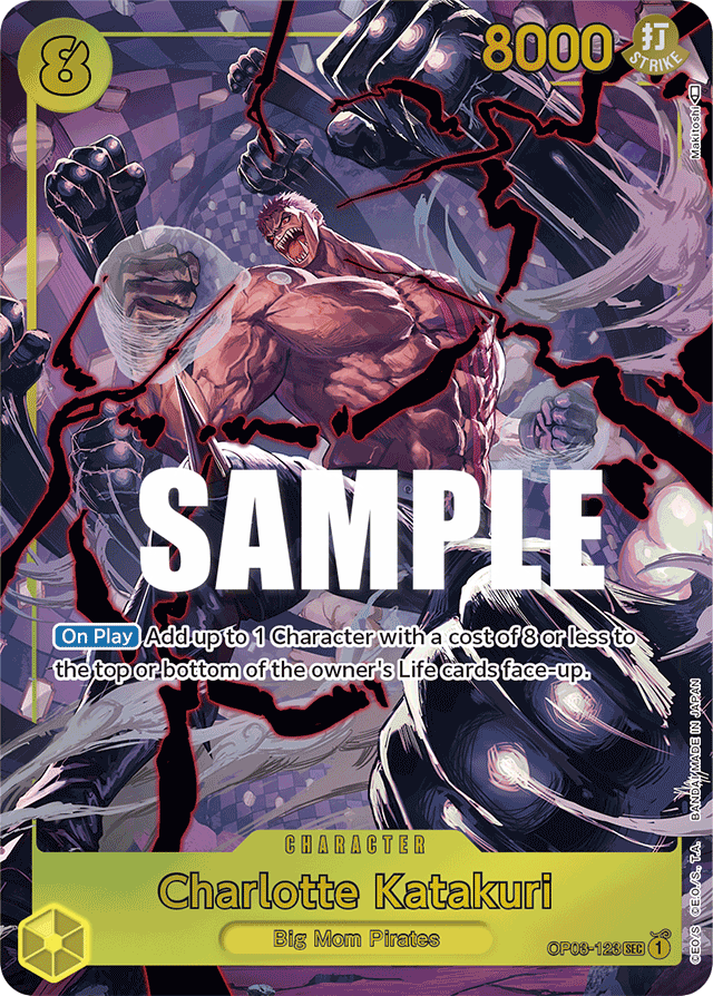 Charlotte Katakuri - OP03-123 - Secret Rare (Alternate Art) - Pillars of Strength