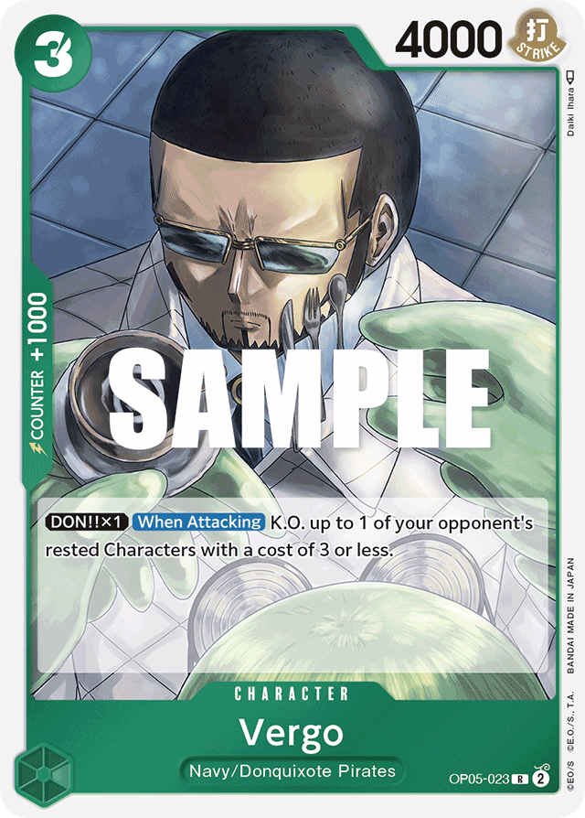 Vergo - OP05-023 - Rare - Awakening of the New Era