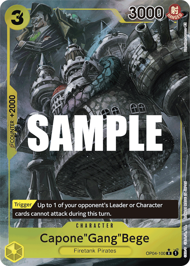 Capone"Gang"Bege - OP04-100 - Rare (Alternate Art) - Kingdoms of Intrigue