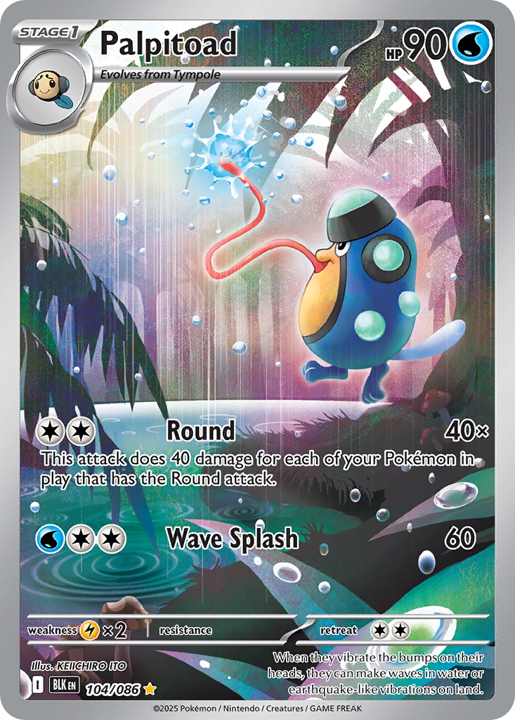 Palpitoad - 104/86 - Black Bolt