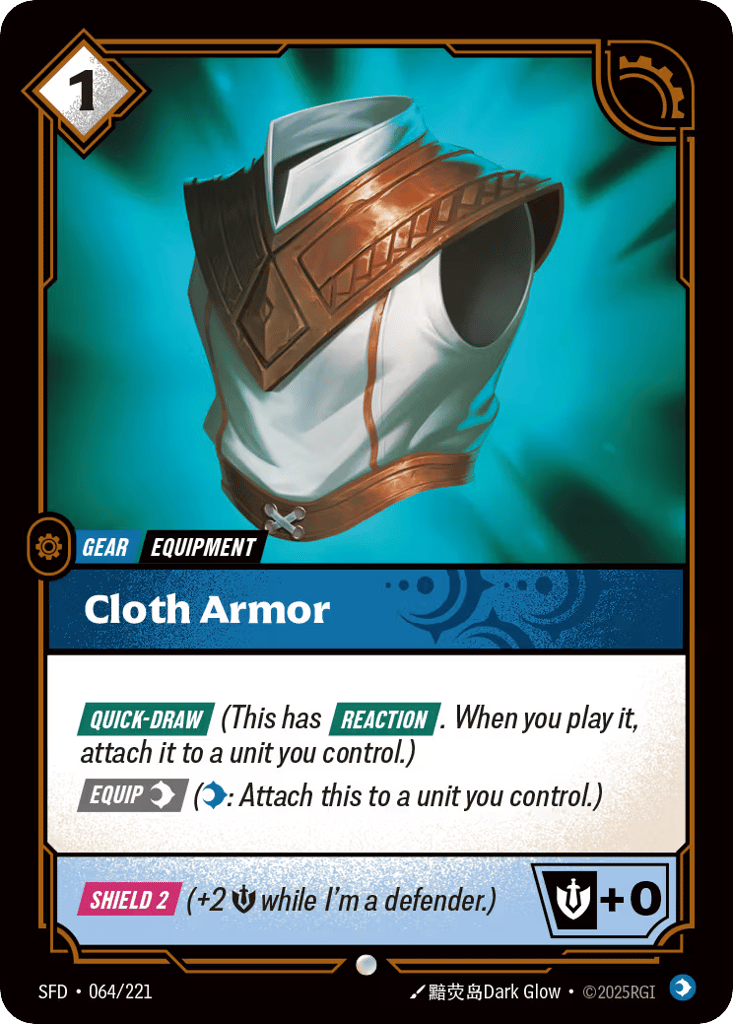 Cloth Armor - 064/221 - Common - Spiritforged