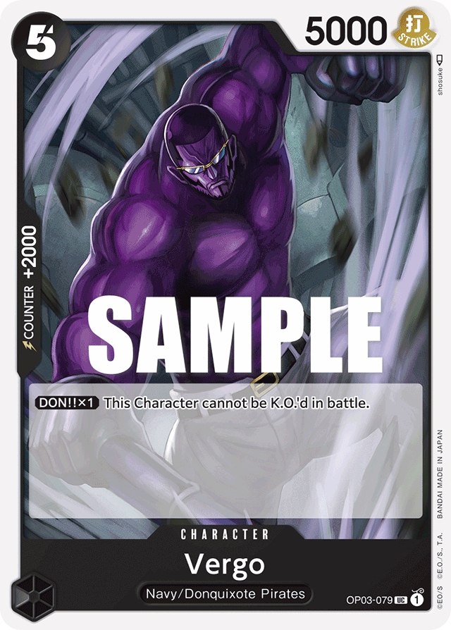 Vergo - OP03-079 - Uncommon - Pillars of Strength