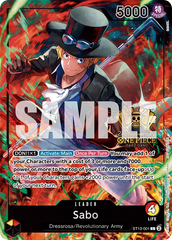 Sabo - ST13-001 - Leader (Second Anniversary Stamp) - Ultra Deck: The Three Brothers