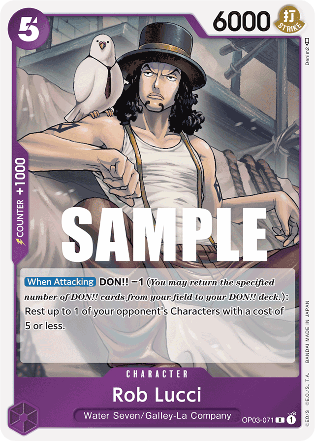 Rob Lucci - OP03-071 - Rare - Pillars of Strength