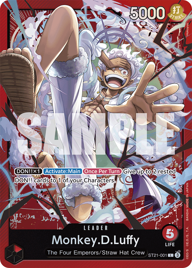Monkey.D.Luffy - ST21-001 - Leader - EX Gear 5