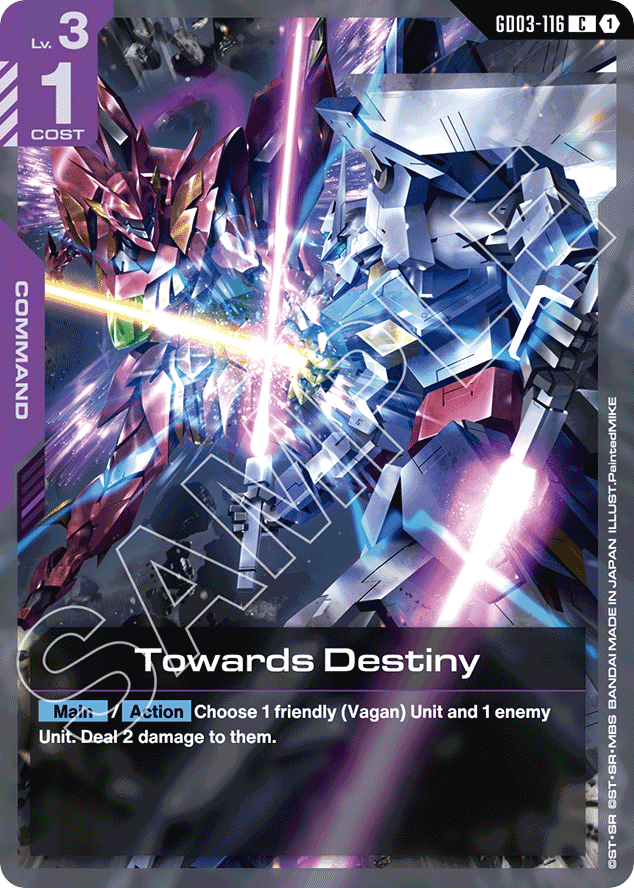 Towards Destiny - GD03-116 - Common - Steel Requiem