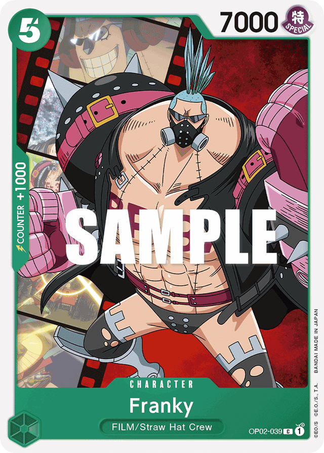 Franky - OP02-039 - Common - Paramount War