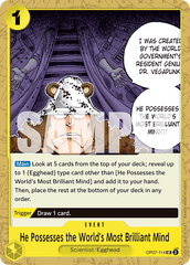 He Possesses the World's Most Brilliant Mind - OP07-114 - Uncommon - 500 Years In The Future
