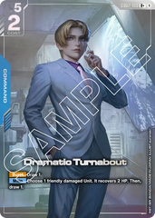 Dramatic Turnabout - GD02-100 - Rare (Alternate Art) - Dual Impact