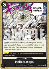 Heliceratops - OP08-097 - Common - Two Legends