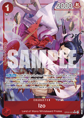 Izo - OP03-003 - Rare (Premium Alt Art) - Pillars of Strength