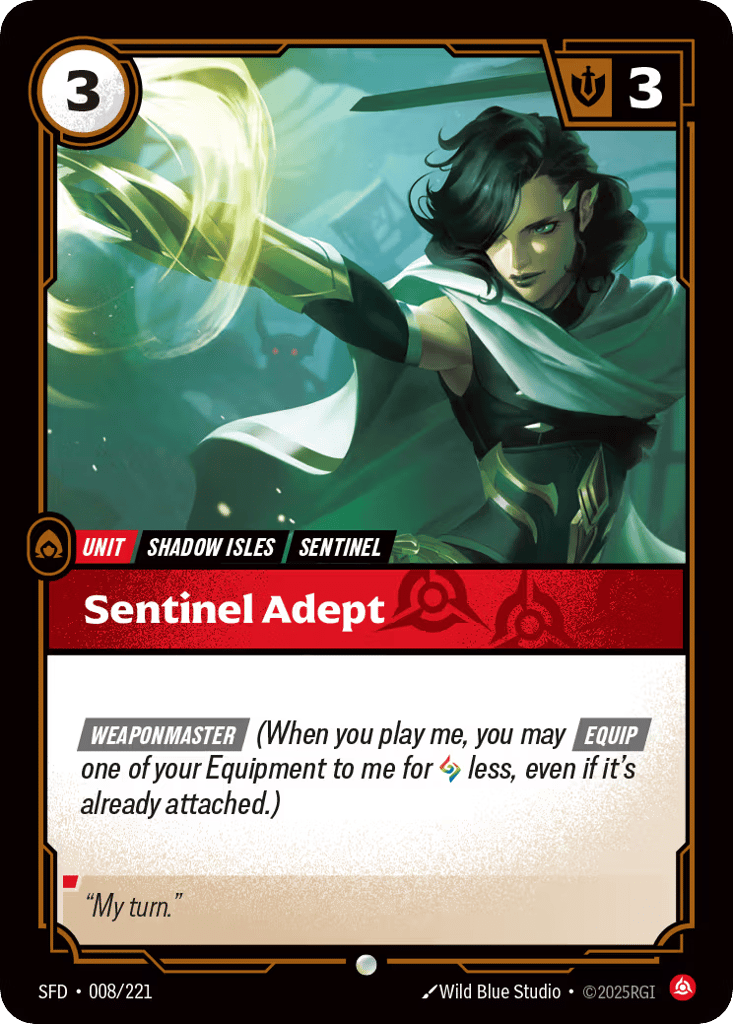 Sentinel Adept - 008/221 - Common - Spiritforged