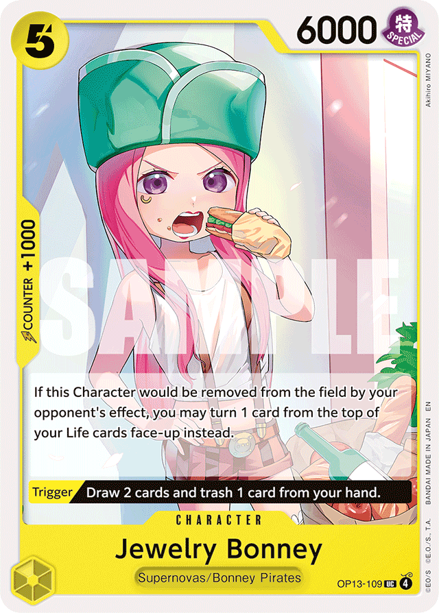 Jewelry Bonney - OP13-109 - Uncommon - Carrying On His Will