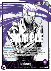 Iceburg - OP03-058 - Leader (Alternate Art) - Pillars of Strength