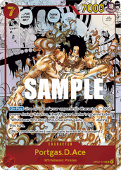 Portgas.D.Ace - OP02-013 - Super Rare (Manga Alt Art) - Paramount War