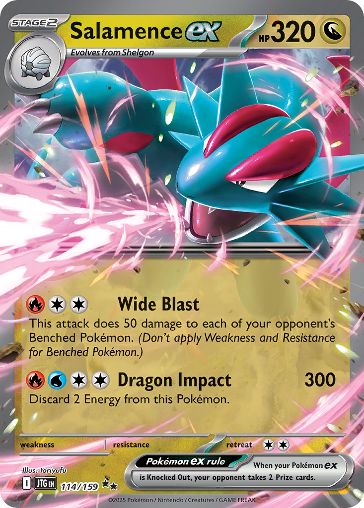Salamence ex - 114/159 - Journey Together