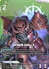 Char's Zaku Ⅱ - ST03-006 - Legend Rare (Alternate Art) - Zeon's rush