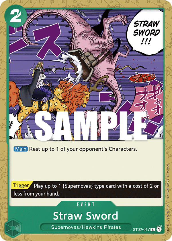 Straw Sword - ST02-017 - Common - Worst Generation