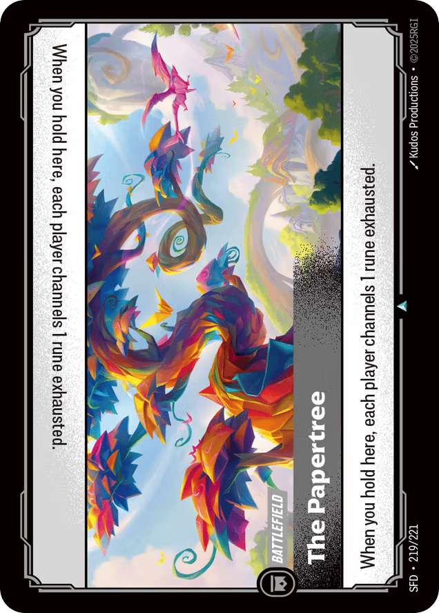The Papertree - 219/221 - Uncommon - Spiritforged