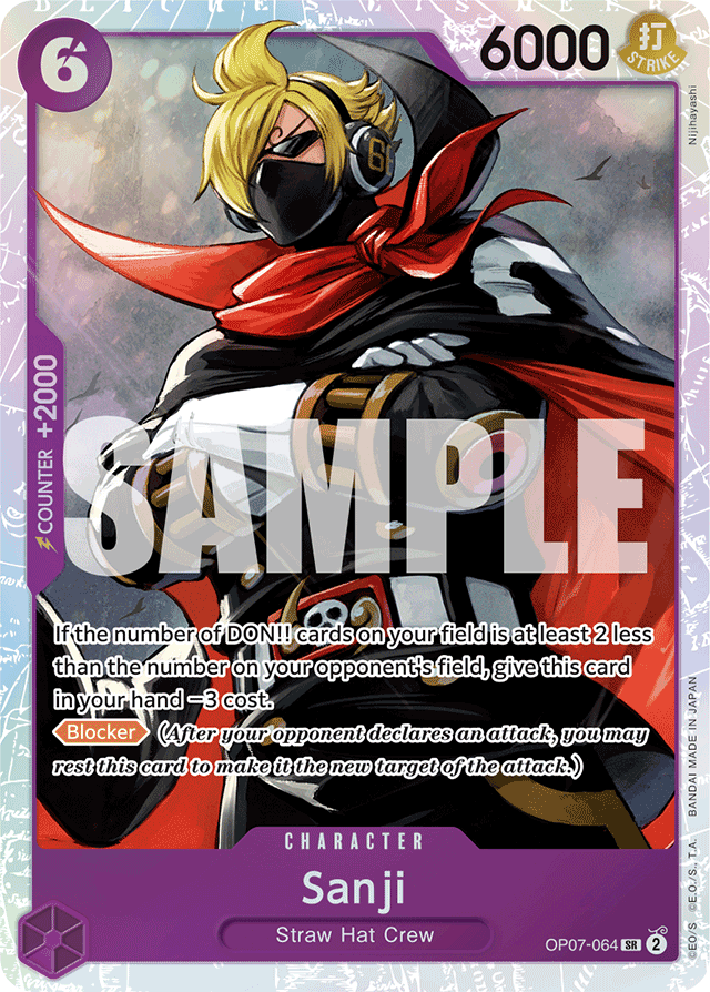 Sanji - OP07-064 - Super Rare - 500 Years In The Future