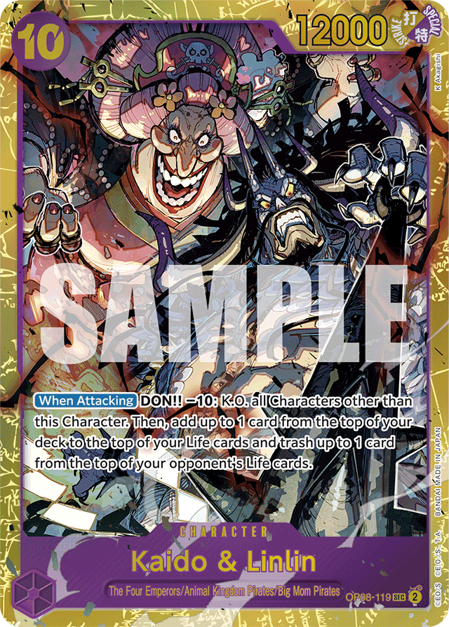 Kaido & Linlin - OP08-119 - Secret Rare - Two Legends