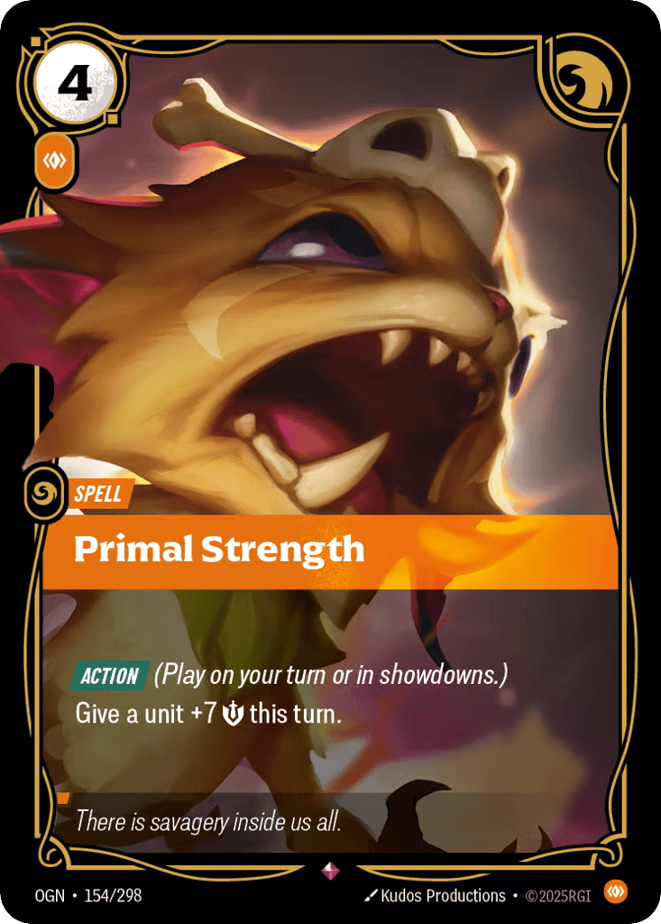 Primal Strength - 154/298 - Rare - Origins