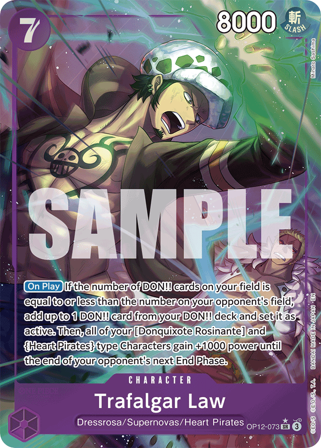 Trafalgar Law - OP12-073 - Super Rare (Alternate Art) - Legacy of the Master