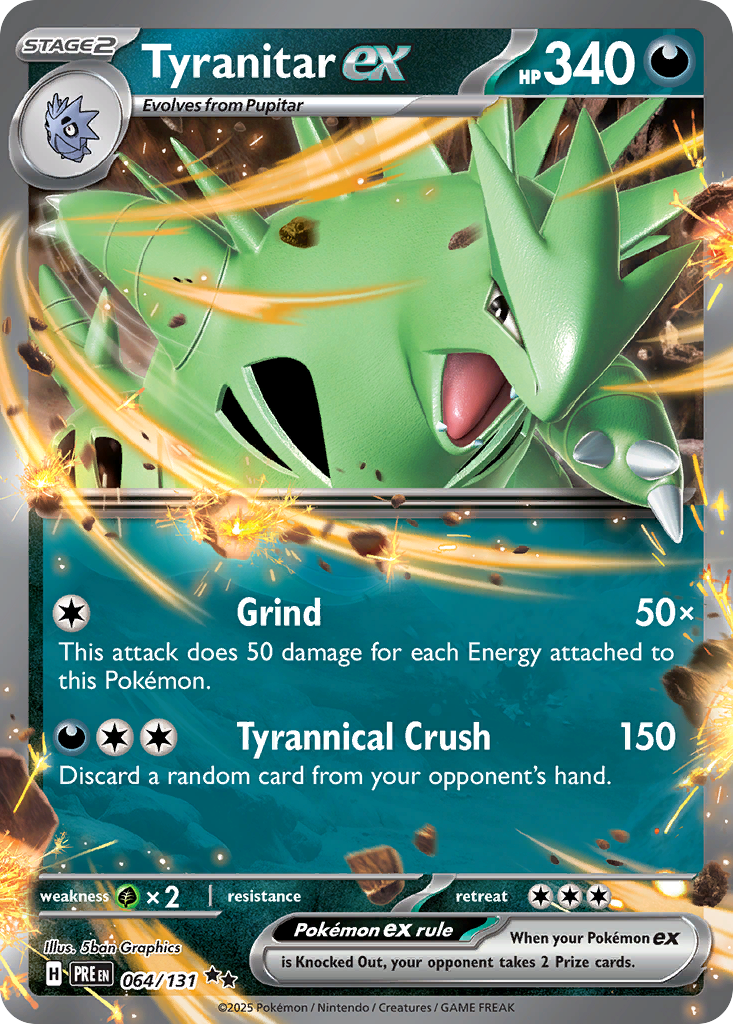 Tyranitar ex - 064/131 - Prismatic Evolutions