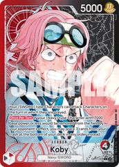 Koby - OP11-001 - Leader (Alternate Art) - A Fist Of Divine Speed