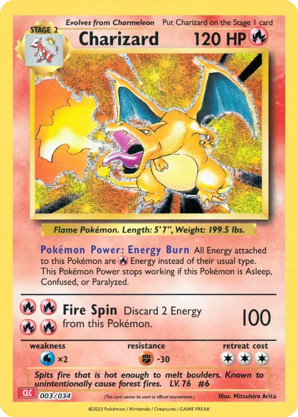 Charizard - 03/34 - Pokémon TCG Classic - Charizard