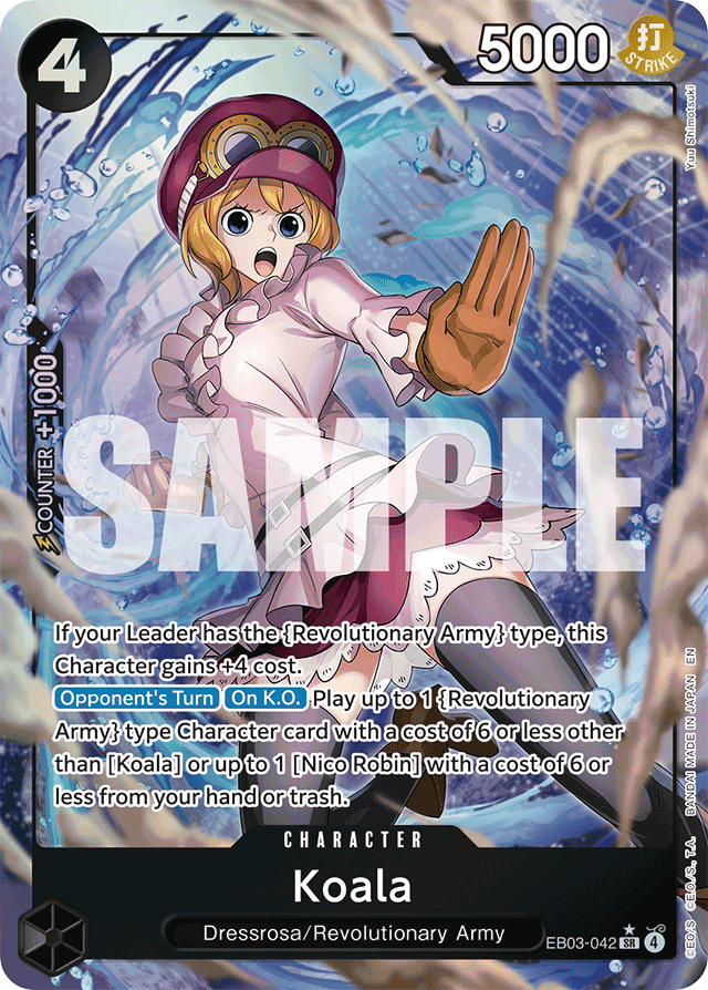 Koala - EB03-042 - Super Rare (Alternate Art) - Heroines Edition