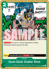 Gum-Gum Snake Shot - OP13-039 - Common - Carrying On His Will