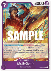 Mr.5(Gem) - OP04-072 - Rare - Kingdoms of Intrigue