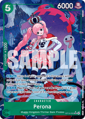 Perona - OP14-033 - Super Rare (Alternate Art) - The Azure Sea's Seven