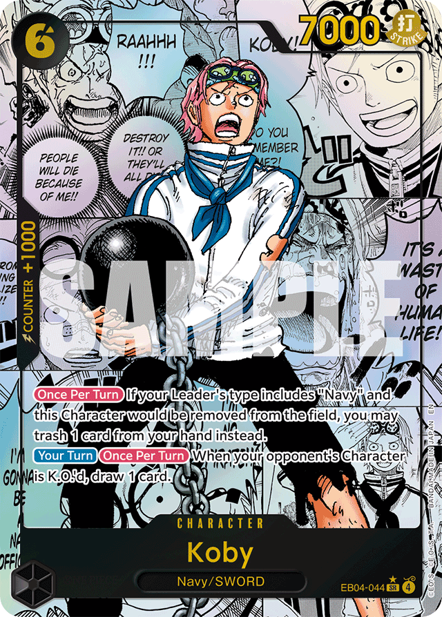 Koby - EB04-044 - Super Rare (Manga Alt Art) - Egghead Crisis