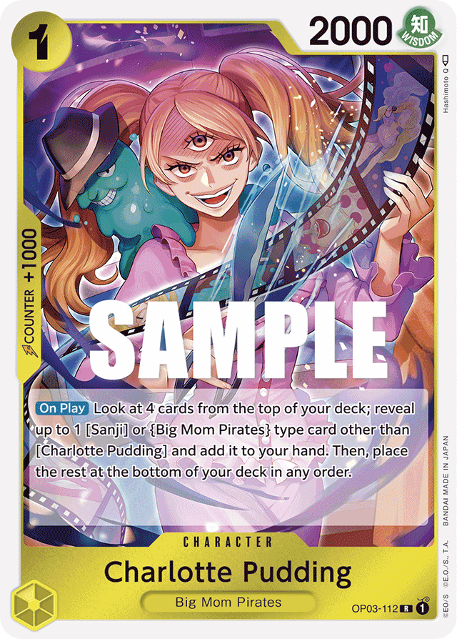 Charlotte Pudding - OP03-112 - Rare - Pillars of Strength