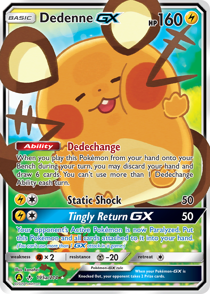 Dedenne-GX - 195a/214 - Unbroken Bonds