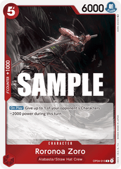 Roronoa Zoro - OP04-015 - Rare - Kingdoms of Intrigue